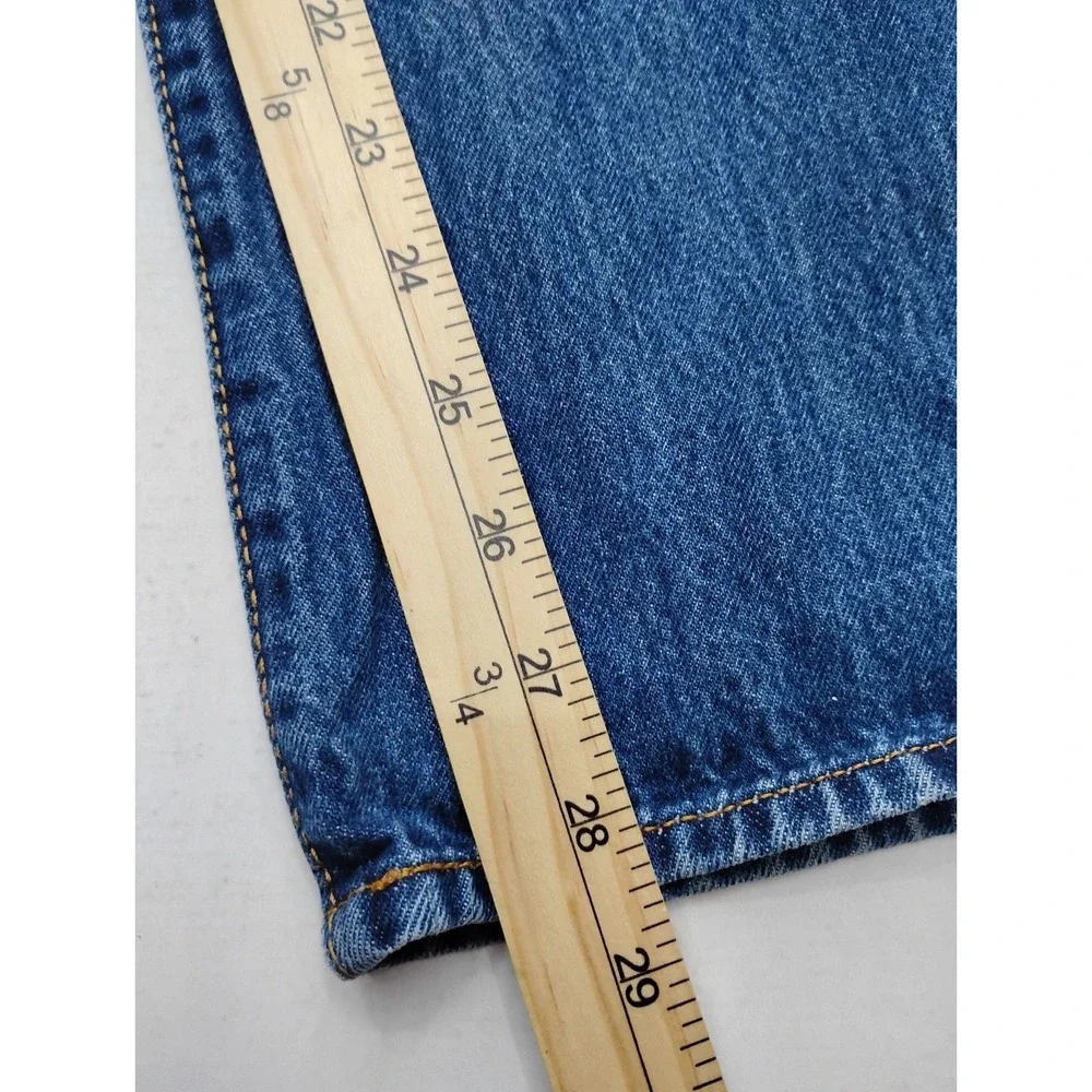 Levi's 501 Men's Blue‎ Straight Jeans 42x30 Dark Wash Button Fly Denim